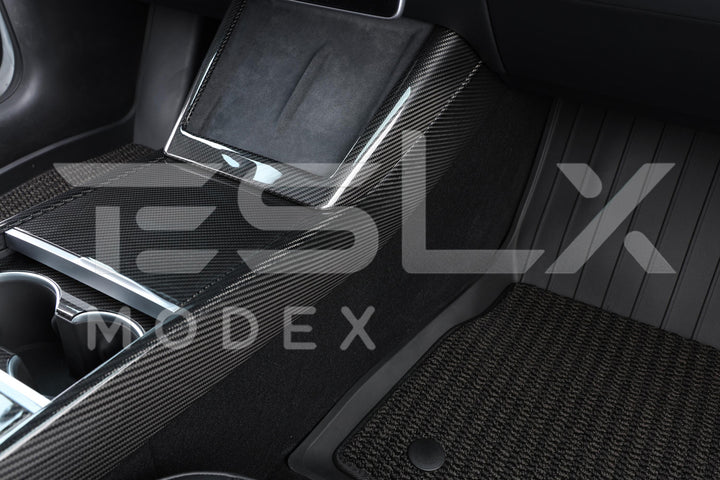 2020-23 Tesla Model 3 &amp; 20-25Y Carbon Fiber Interior Center Console Shift Sides