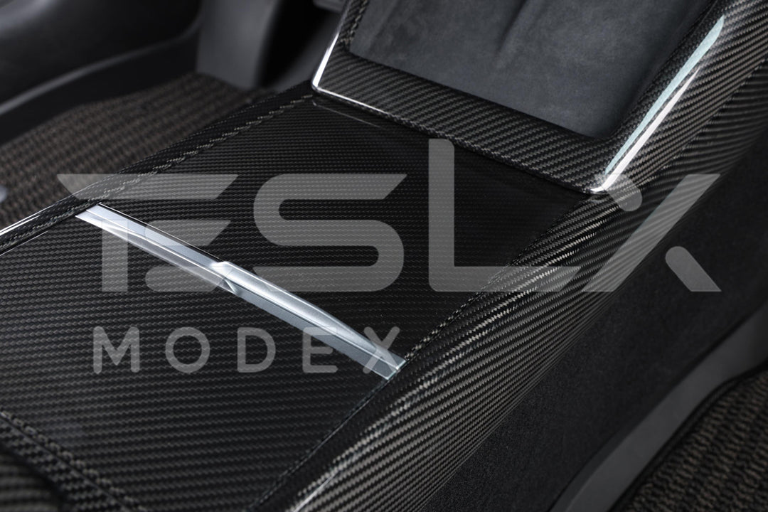 2020-23 Tesla Model 3 &amp; 20-25Y Carbon Fiber Interior Center Console Shift Sides