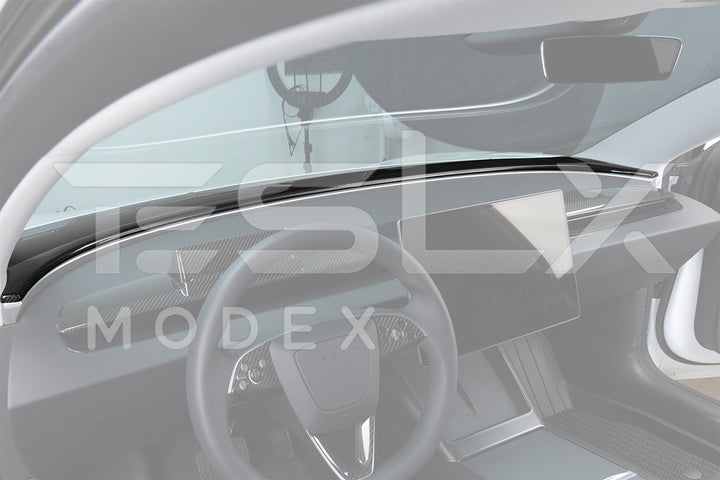 2017-Up Tesla Model 3 &amp; 20-24 Y Carbon Fiber Interior Instrument Trim