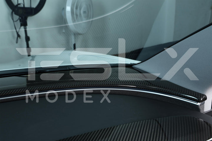 2017-Up Tesla Model 3 &amp; 20-24 Y Carbon Fiber Interior Instrument Trim
