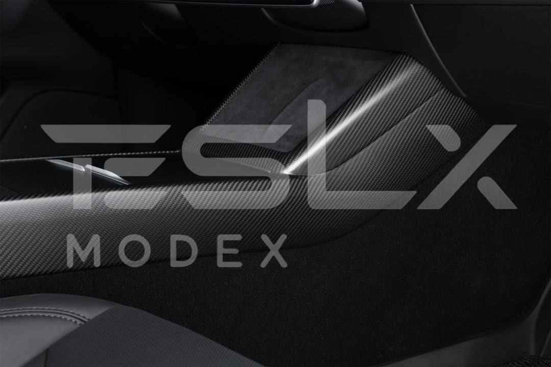2024-Up Tesla Model 3, 2025-Up Model Y Carbon Fiber Interior Console Frame