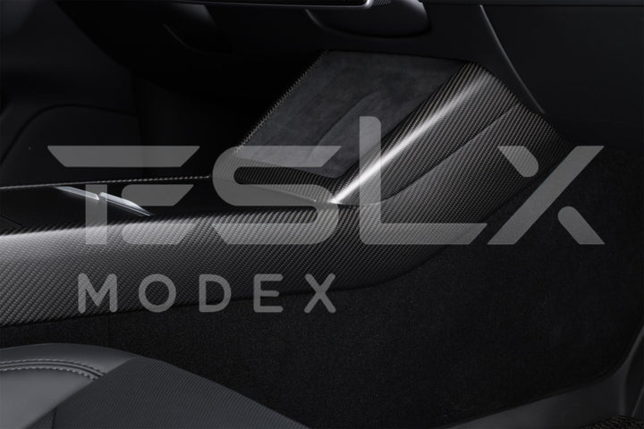 2024-Up Tesla Model 3, 2025-Up Model Y Carbon Fiber Interior Console Frame
