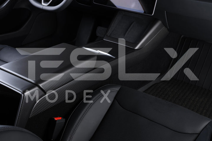 2024-Up Tesla Model 3, 2025-Up Model Y Carbon Fiber Interior Center Console Frame