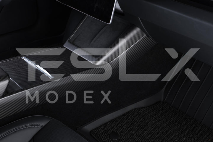 2024-Up Tesla Model 3, 2025-Up Model Y Carbon Fiber Interior Center Console Frame