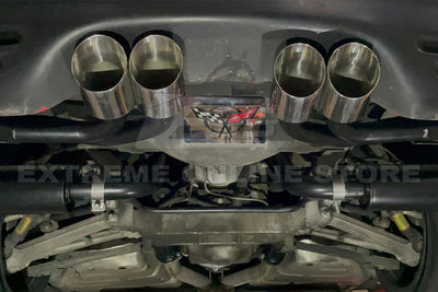 Corvette C5 Muffler Axle Back Quad Tips Exhaust