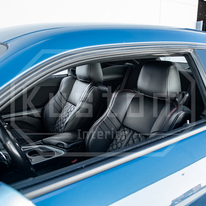 2015-Up Dodge Challenger Custom Leather Seat Covers (Performance Seat)