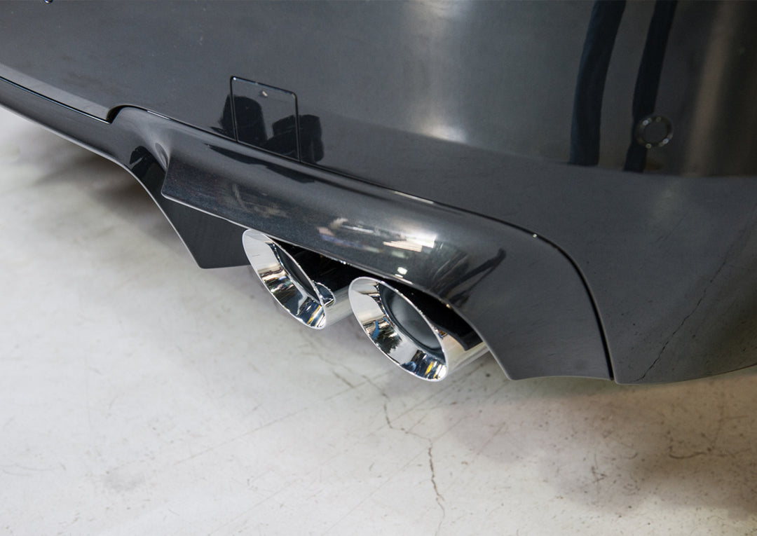 AWE Touring Edition Axle Back Exhaust for BMW F10 M5, Chrome Silver Tips