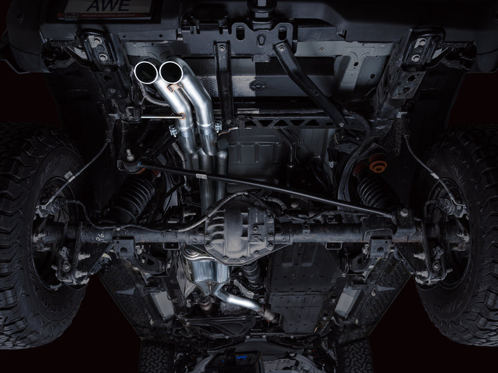 AWE SwitchPath Exhaust for Ford Bronco Raptor - Dual BashGuards