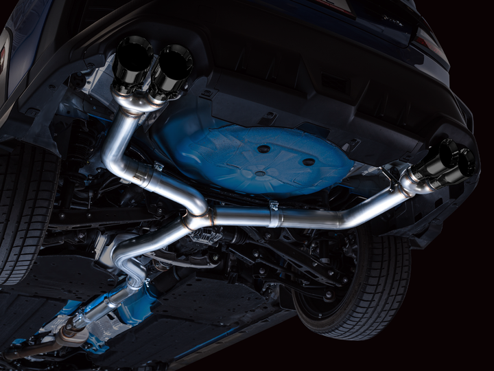 AWE Track Edition Exhaust for VB Subaru WRX - Diamond Black Tips