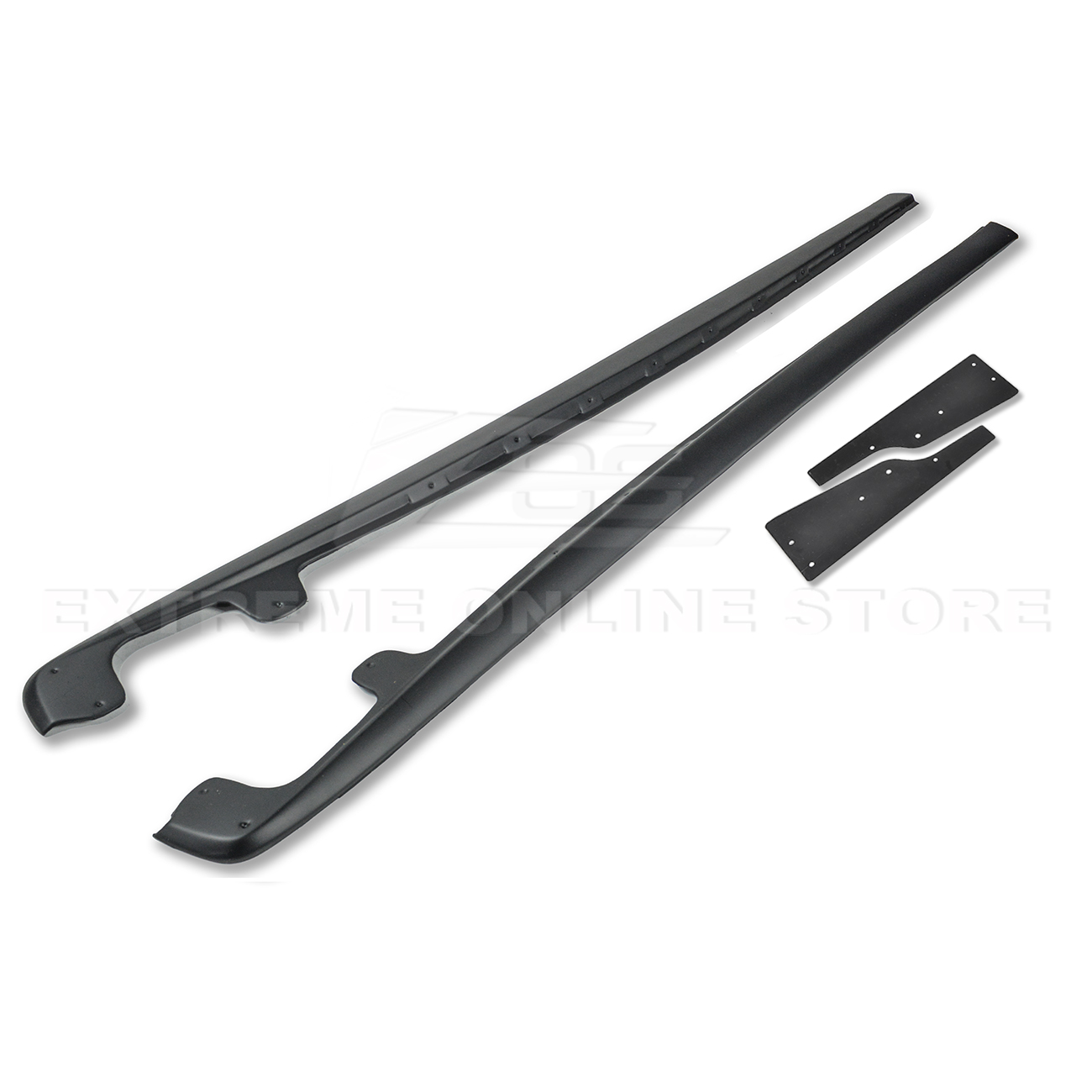 Corvette C6 Base Model Extended Front Splitter Lip & Side Skirts Rocker Panels