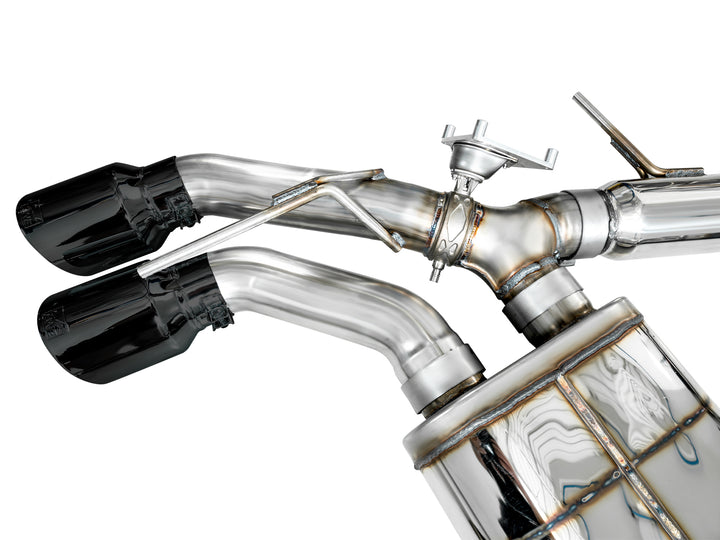 AWE SwitchPath™ Exhaust for Cadillac CT4-V Blackwing - Diamond Black Tips