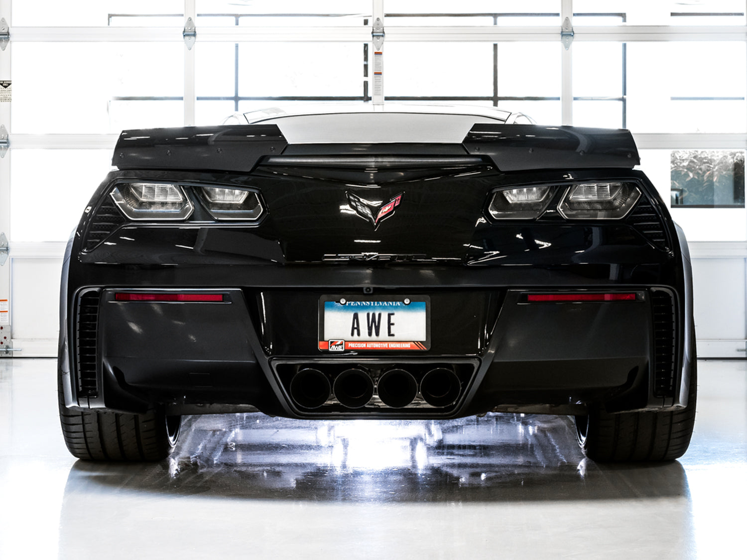 AWE Touring Edition Axleback Exhaust for C7 Corvette Stingray