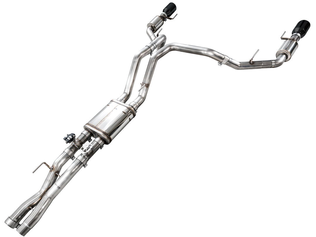 AWE SwitchPath™ Exhaust for Gen 3 Raptor R - Diamond Black Tips