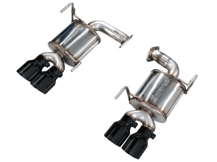 AWE Touring Edition Axleback Exhaust for VB Subaru WRX - Diamond Black Tips