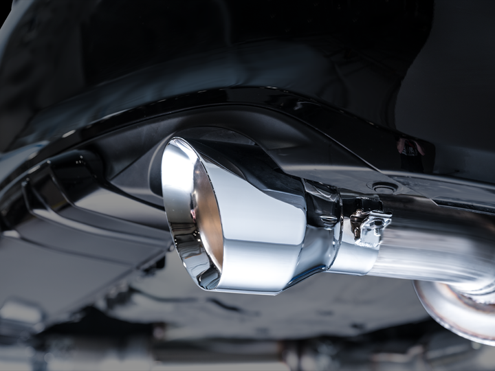 AWE Touring Edition Exhaust for FE1 Civic Si/DE4 Acura Integra - Chrome Silver Tips