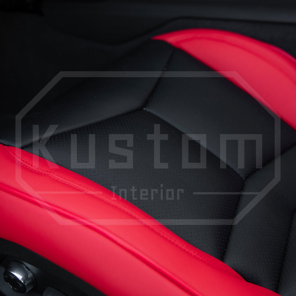 Corvette C8 Premium Custom Leather Seat Covers