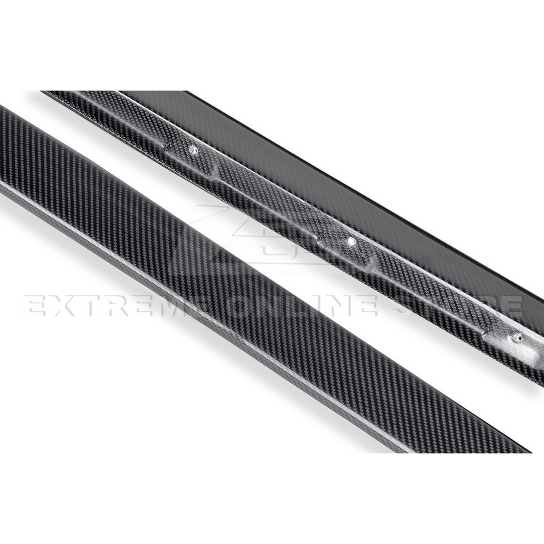 Corvette C6 Base Model Extended Front Splitter Lip &amp; Side Skirts Rocker Panels