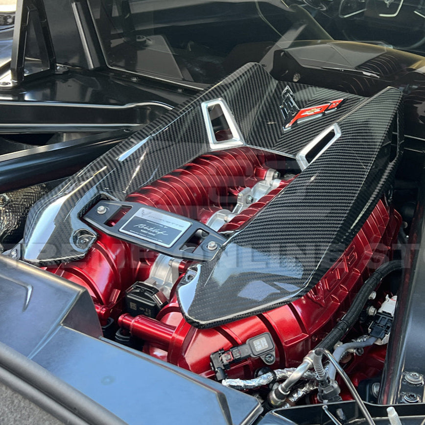 Chevrolet Corvette C8 Z06 DRY CARBON FIBER Engine Cover