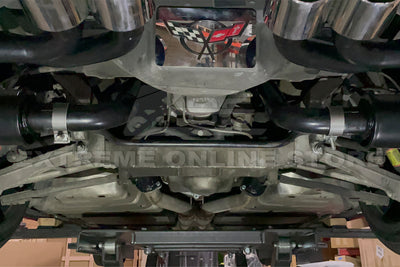 Corvette C5 Muffler Axle Back Quad Tips Exhaust