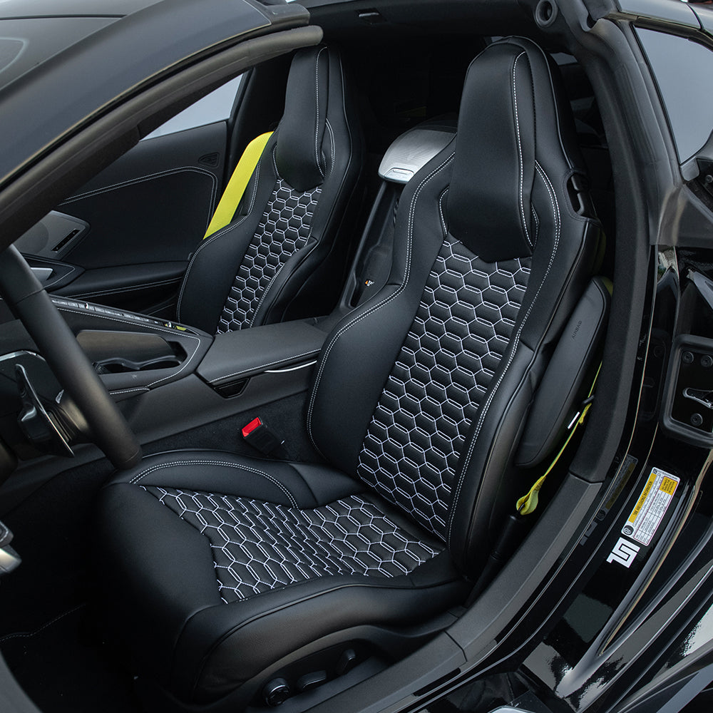 Corvette C8 Premium Custom Leather Seat Covers