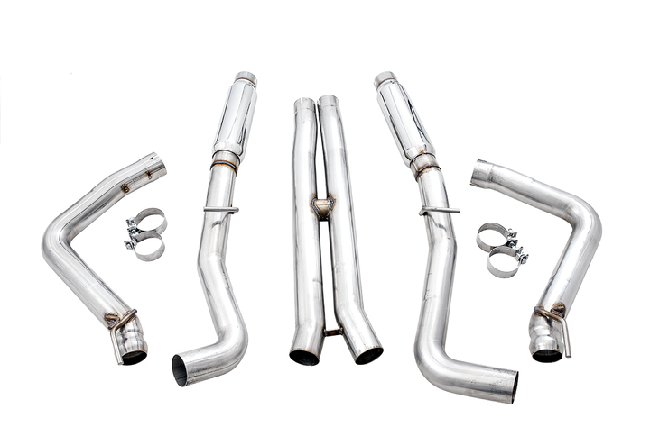 AWE Track Edition Exhaust for 15+ Challenger 6.4 / 6.2 SC - Stock Tips