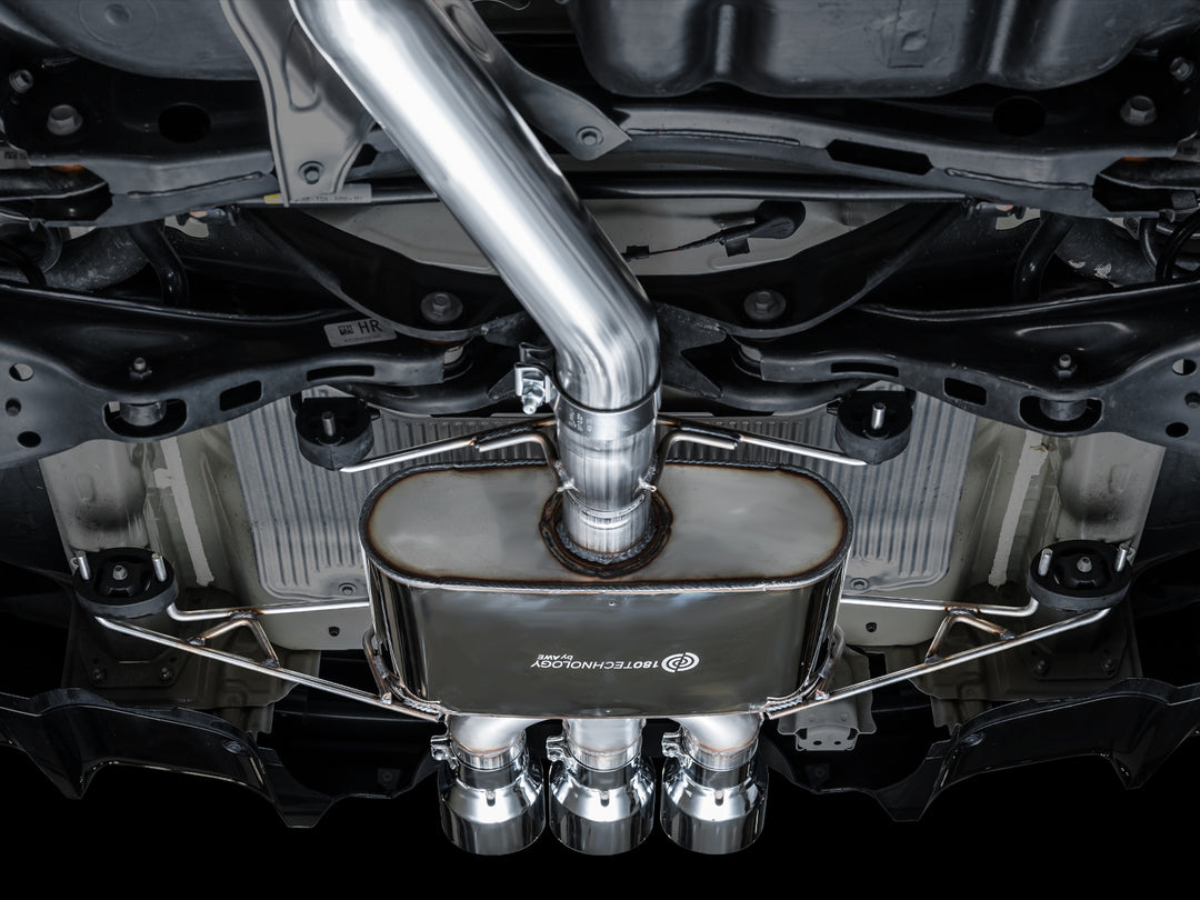 AWE Touring Edition Exhaust for DE5 Integra Type-S - Triple Chrome Silver Tips