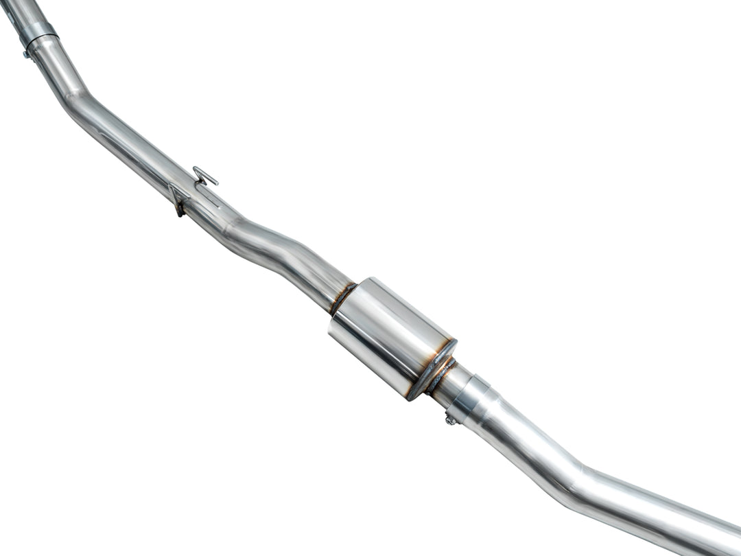 AWE Track Edition Exhaust for FL5 Civic Type R - Triple Chrome Silver Tips