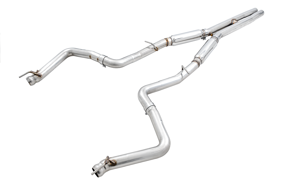 AWE Track Edition Exhaust for 15+ Challenger 6.4 / 6.2 SC - Stock Tips