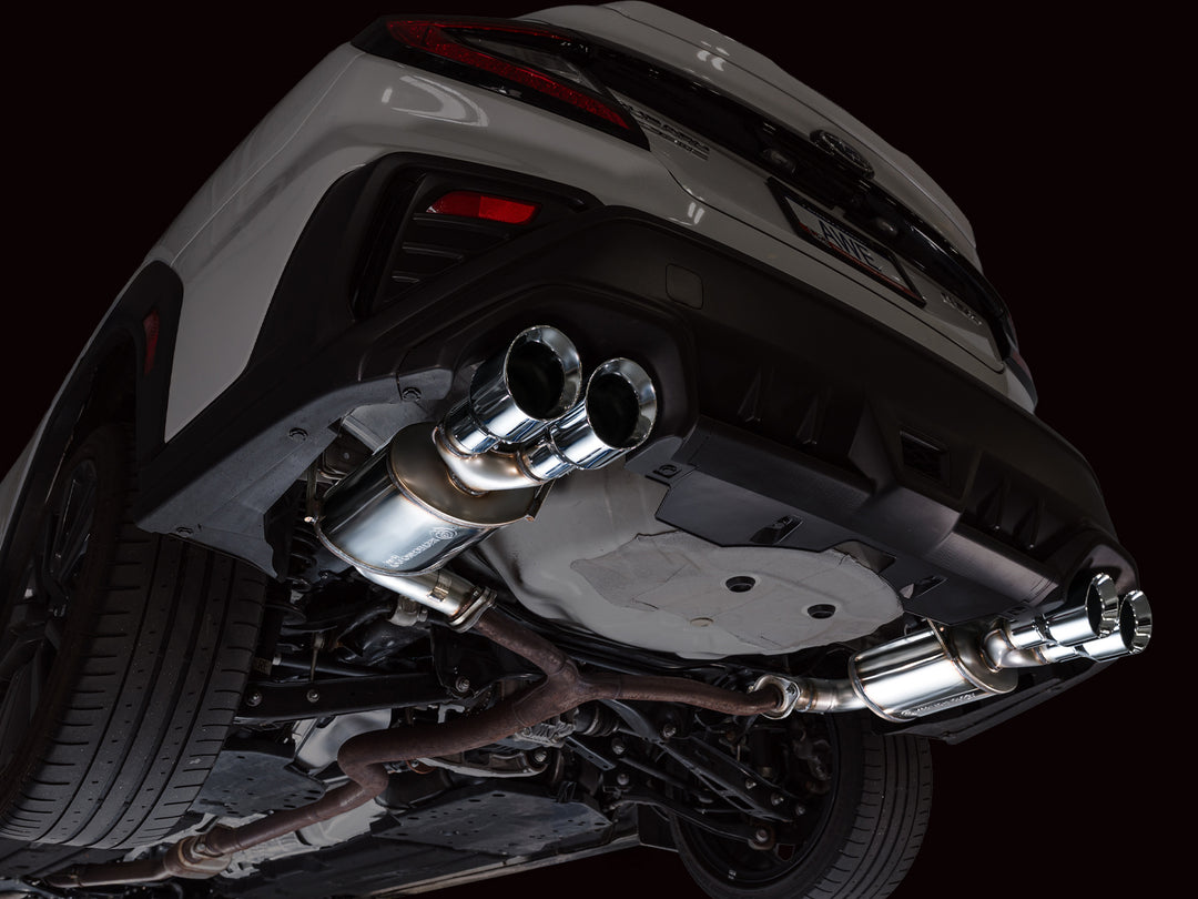 AWE Touring Edition Axleback Exhaust for VB Subaru WRX - Chrome Silver Tips