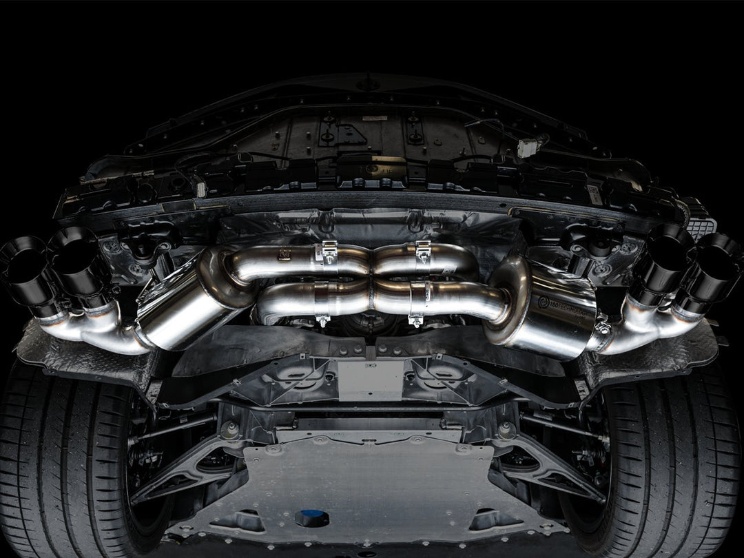 AWE Touring Edition Exhaust for C8 Corvette -- Diamond Black Tips
