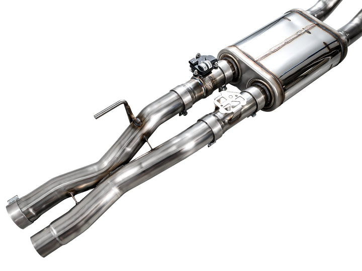 AWE SwitchPath™ Exhaust for Gen 3 Raptor R - Diamond Black Tips