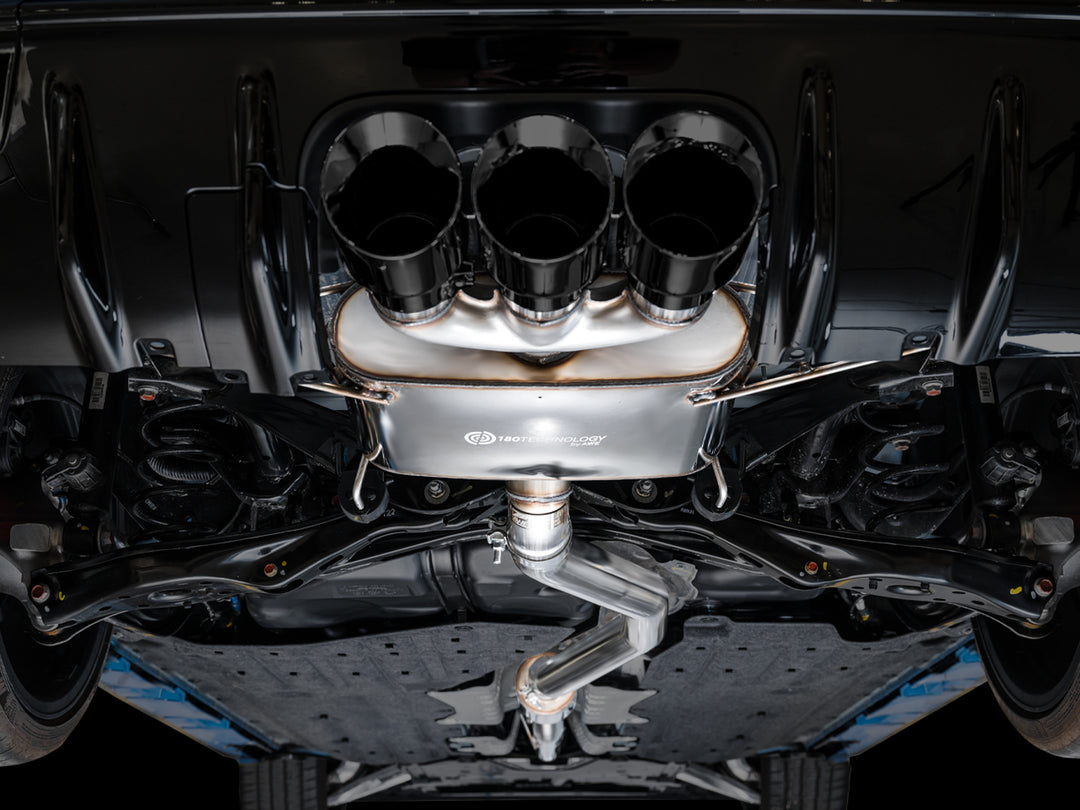 AWE Touring Edition Exhaust for FL5 Civic Type R - Triple Diamond Black Tips