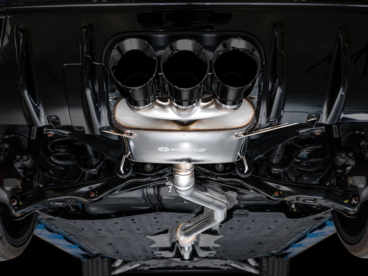 AWE Touring Edition Exhaust for FL5 Civic Type R - Triple Diamond Black Tips