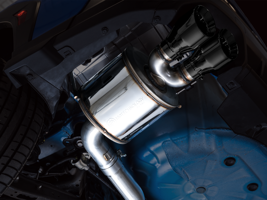 AWE Touring Edition Exhaust for VB Subaru WRX - Diamond Black Tips