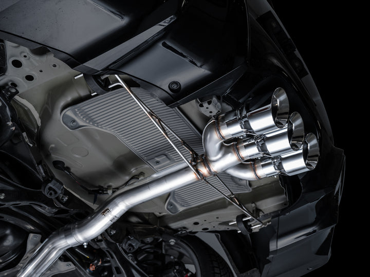 AWE Track Edition Exhaust for DE5 Integra Type-S - Triple Chrome Silver Tips