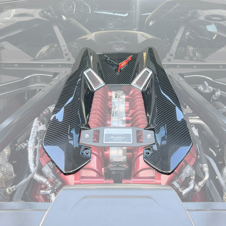 Chevrolet Corvette C8 Z06 DRY CARBON FIBER Engine Cover