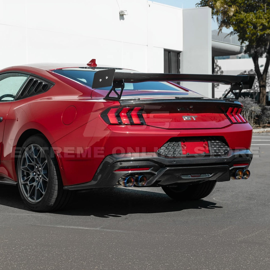 2024+ Ford Mustang V2 Package Carbon Fiber Rear Bumper Diffuser