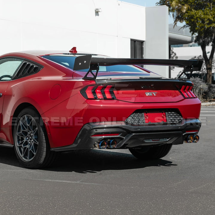 2024+ Ford Mustang V2 Package Carbon Fiber Rear Bumper Diffuser