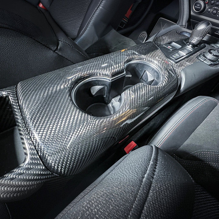 2020-Up Toyota Supra Carbon Fiber Center Console Panel Cover