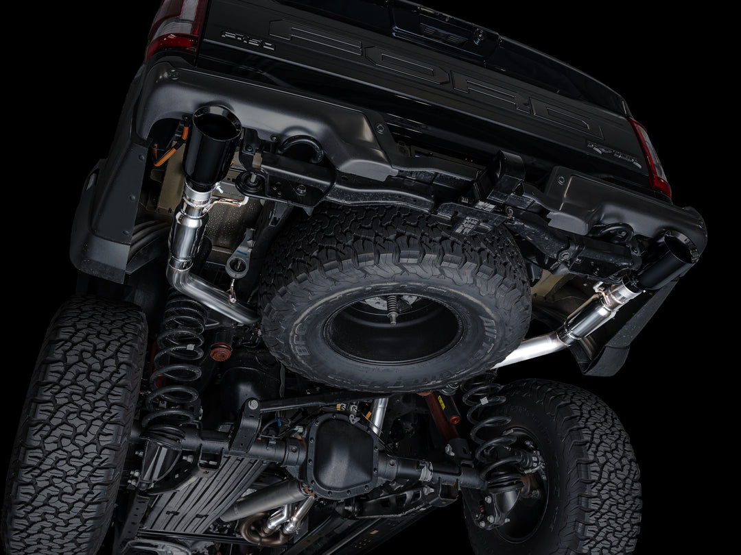AWE SwitchPath™ Exhaust for Gen 3 Raptor - Diamond Black Tip