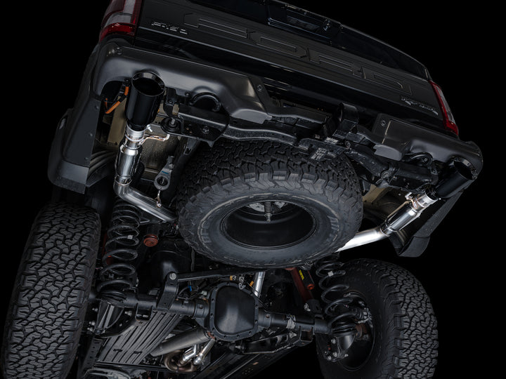 AWE SwitchPath™ Exhaust for Gen 3 Raptor - Diamond Black Tip