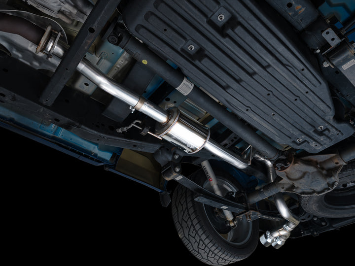 AWE 0FG Dual Side Exit Exhaust for Ford F-150 Regular Cab - 4.5" Chrome Silver Tips