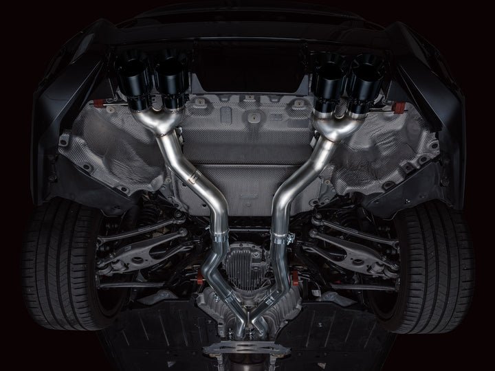 AWE Track Edition Exhaust for BMW G87 M2 - Diamond Black Tips