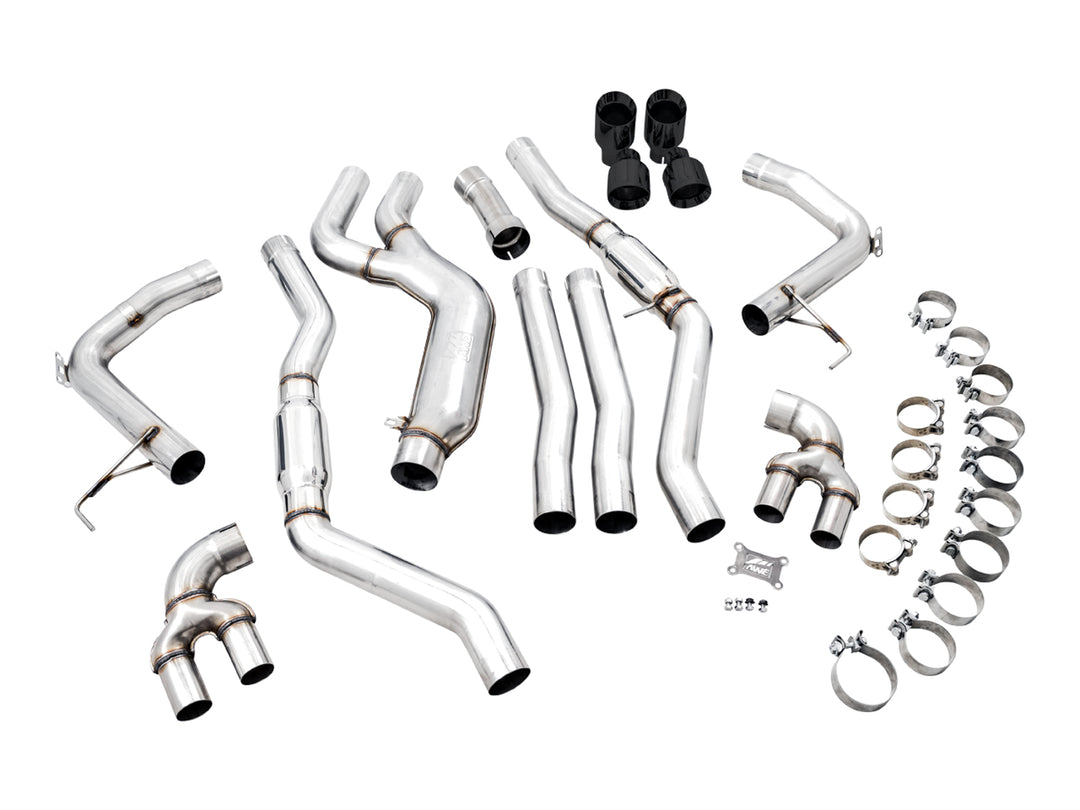 AWE Track Edition Exhaust for G2X M340i / M440i - Diamond Black Tips