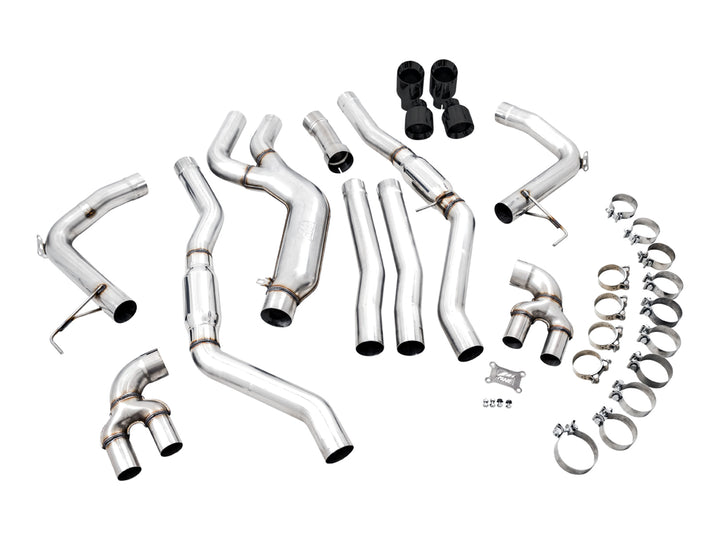 AWE Track Edition Exhaust for G2X M340i / M440i - Diamond Black Tips