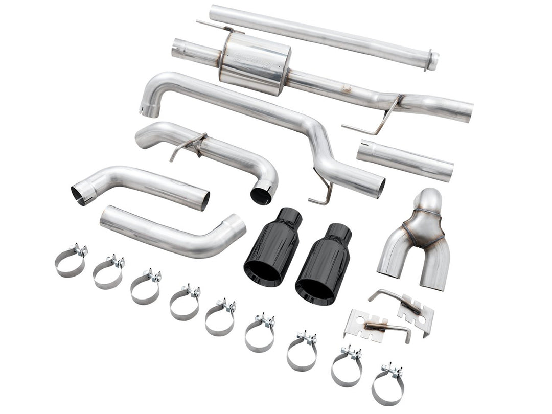 AWE 0FG Dual Split Rear Exhaust for &