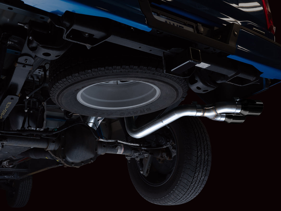 AWE 0FG Dual Side Exit Exhaust for &