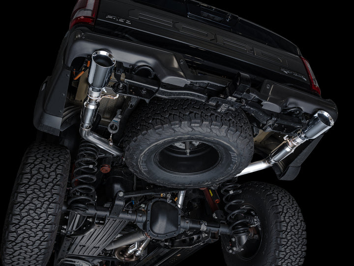 AWE SwitchPath™ Exhaust for Gen 3 Raptor - Chrome Silver Tips