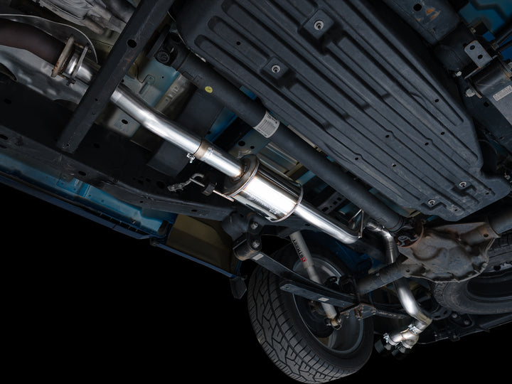 AWE 0FG Dual Side Exit Exhaust for Ford F-150 Regular Cab - 4.5" Diamond Black Tips