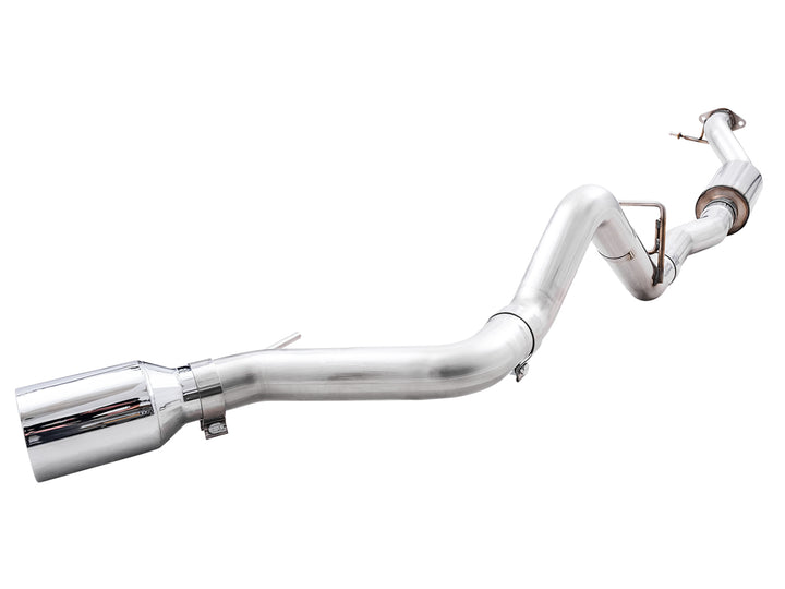 AWE 0FG Catback Exhaust for Ford Bronco with BashGuard™ - Single 5" Chrome Silver Tip
